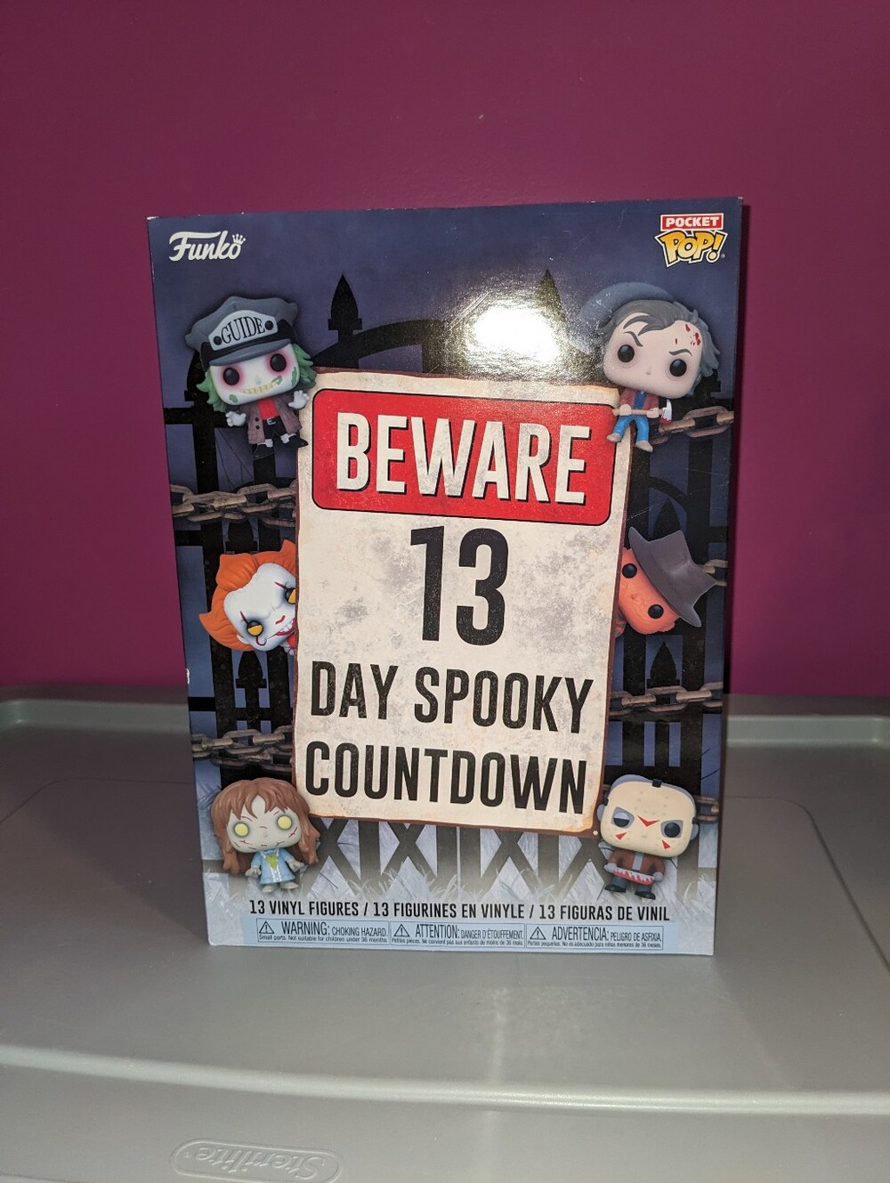 Funko Pocket Pop Beware 13 Day Spooky Countdown Calendar